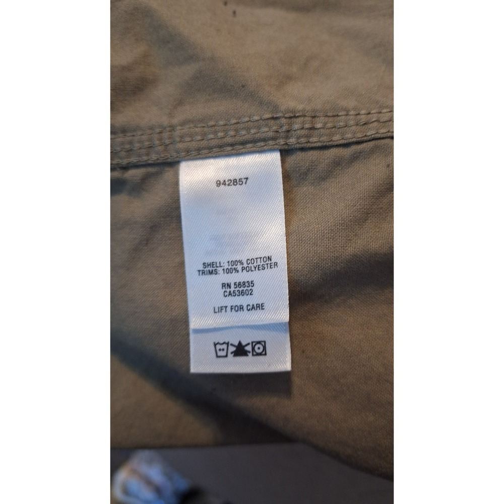 CABELA'S PHEASANTS FOREVER HUNTING SHIRT MENS BUTTON DOWN ORANGE TAN XL - Picture 7 of 8